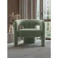 Кресло дизайнерское AZZURRO, велюр цвет фиор олив, 88х72х72 см