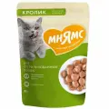 Влажный корм Мнямс Кусочки в соусе с кроликом для стерилизованных кошек, пауч 12х85г