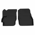 Коврик салонный резиновый (черный) для Mazda 3 (09-13) (передний ряд сидений) (Борт 4см)