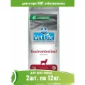 Farmina 12кг х 2шт Vet Life Dog сухой для собак при желудочно-кишечных заболеваниях