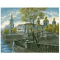 Набор для вышивания крестиком 'Никольский собор', по мотивам акварели К. Куземы, 45*35 см, Hobby&Pro