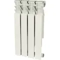 Радиатор биметаллический ROMMER Optima BM 500 4 секции боковое подключение (RAL9016) RBM-0210-050004