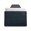Чехол конверт трансформер для MacBook 15 / 16 MOFT Carry Sleeve Blue Leather