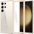 Чехол Spigen на Samsung Galaxy S23 Ultra (ACS06078) Ultra Hybrid / Спиген чехол для Галакси С23 Ультра накладка, противоударный, с защитой камеры, бежевый