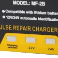 Зарядное устройство, 180 Вт, полностью интеллектуальное, 12 В, 24 В, для автомобиля, мотоцикла, ремонтный тип, вилка AC250VUK MF 2B