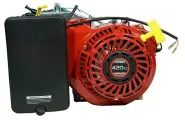 Двигатель бензиновый Loncin LC190F-1 (L type) для генератора (15л. с, 420куб. см, конусный вал 105.95мм, ручной старт)