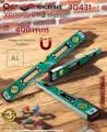 Уровень 400мм магнит. усил. фрез. 3-х гл. Зеленый Skrab 40431