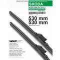 Щетки стеклоочистителя для Шкода Фабия, Skoda Fabia — бескаркасные дворники 530 530 мм на Шкода Фабия, Skoda Fabia.