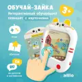 Интерактивный развивающий планшет alilo Обучай-Зайка с набором карточек, от 3 лет