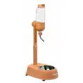 Поилка для собак Сухие усы TENBERG Water Dispenser MAX Orange / Сухая автопоилка для ши-тцу и йорков / NEW