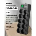 SVEN SF-10E-16 Сетевой фильтр, удлинитель, 3680 Вт, 10 розеток, 5 м