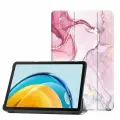 Чехол умный для планшета Samsung Galaxy Tab A9+ 11/ SM-X210, X215, X216B, розовый мрамор