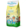 Корм Наш Рацион сухой полнорационный для взрослых кошек с индейкой, 10кг