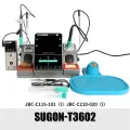 Паяльная станция SUGON T3602 двухканальная (два паяльника: T115 + T210) + измеритель температуры