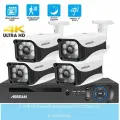 Комплект видеонаблюдения 4К 8Мп, NVR POE + 4 POE IP 4K 8Mp камеры