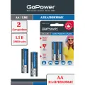 Батарейка GoPower LR6 AA BL2 Alkaline 1.5V - 2шт.