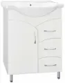 Тумба с раковиной Эко Стандарт №22 65 белая
