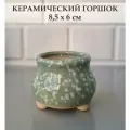 Керамический горшок для суккулентов и кактусов / Керамический горшок для цветов