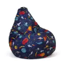 Кресло мешок груша GoodPoof Оксфорд XXL Галактика