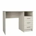 ПРИНЦЕССА Стол письменный Анкор белый (компьютерный, письменный, с ящиками, для школьника, ЦРК. ПРН.02)