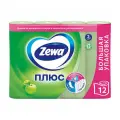 Туалетная бумага Zewa плюс 2-х слойная Яблоко, 12 шт, 3 уп