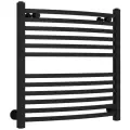 Полотенцесушитель водяной Сунержа Аркус 600х600 Матовый чёрный