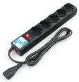 Сетевой фильтр Powercube SPG5-В3 3м (5 розеток) черный (коробка)