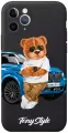 Черный силиконовый чехол для iPhone 11 Pro Tony Style с машиной