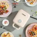 Liven сэндвич Skillet вафли завтрак Maker дома белый с антипригарным покрытием