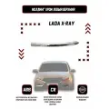 Молдинг переднего бампера левый верхний Lada X-Ray / Оригинал / Хром