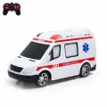 Машина радиоуправляемая КНР Скорая помощь, свет, от батареек, пластик, в коробке (788)