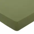 Простыня на резинке АртПостель Олива , поплин, 140 х 200 x 20 см, зеленая, арт. 983