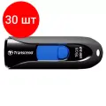 Комплект 30 штук, Флеш-память Transcend JetFlash 790, 16Gb, USB 3.1 G1, ч/син, TS16GJF790K