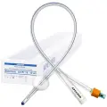 APEXMED Катетер Фолея урологический женский Ch/Fr 16, двухходовой, силиконовый, 10 шт, уретральный