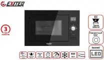 Встраиваемая микроволновая печь Exiteq EXM-107 черная