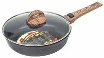 Сковорода с крышкой и съемной ручкой Panairo ECO induction, 24 см, индукция (ECO-24-G-Sruswd-K. wd-I)