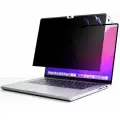 Защитная пленка для Apple MacBook Pro 16, Recci Privacy Removable Magnetic Film, Антишпион, Магнитная, Съемная, Черный