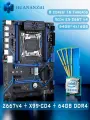 Комплект материнская плата Huananzhi X99-CD4 + Xeon 2667 V4 + 64GB DDR4 ECC 4x16GB Blue