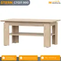 STERN (штерн) стол 900 Дуб Сонома, 90 х 43 х 55 см, с полкой, ЛДСП