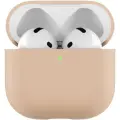 Чехол для AirPods 4 без карабина uBear Touch Pro Case, 1,2 мм, PC+силикон, усиленный, софт-тач, цвет латте