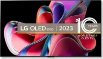 77 Телевизор LG OLED77G3RLA OLED 4K UHD 120 Гц чёрный с белой вставкой