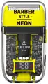 Шейвер для проработки контуров/бороды DEWAL PRO BARBER STYLE NEON YELLOW , аккумулятор, 7000об/мин,2 бреющих головки