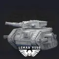 Warhammer 40000 Танк Леман Русс / Leman Russ модель для самостоятельной сборки