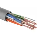 Кабель витая пара U/UTP 5e кат. 4 пары Rexant 01-0043-100 24AWG(0.50 мм), медь, одножильный (solid), внутренний, PVC, серый, уп/100м