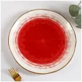 Тарелка Доляна Космос, d27,5 см, цвет красный