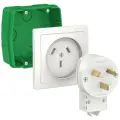Розетка с вилкой (комплект) Systeme Electric BLNSK013231, 32 А, 1 гнездо