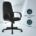 Кресло руководителя Бюрократ CH-808AXSN, обивка: ткань, цвет: черный 3C11
