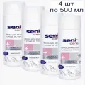 Seni Care Очищающая пена Сени для мытья и ухода за телом, 4 упаковки по 500 мл, комплект из 4х упаковок