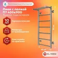 Полотенцесушитель водяной EL-TERM (Эл-Терм) лион С полкой 400х900 мм, нержавеющая сталь