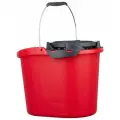 Ведро для отжима ленточных швабр Vileda Вишмоп, объем: 12 л,цвет: красный, с отжимом, 7121691